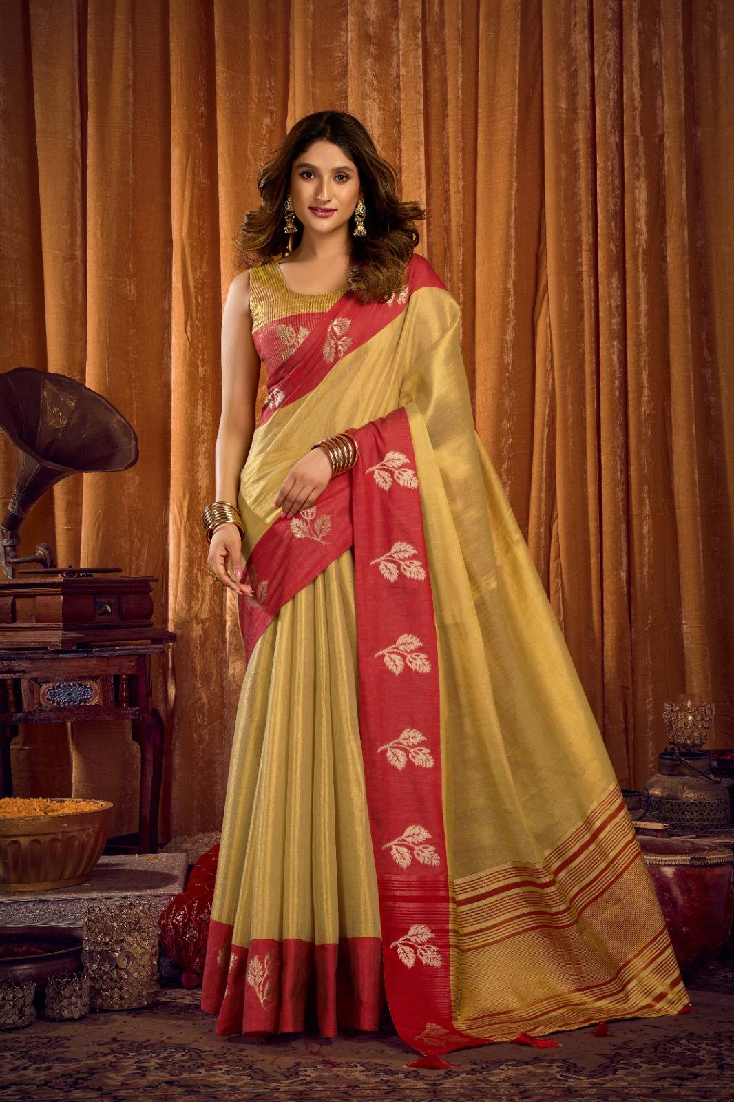 Sumathi By Gobuni 2301 to 2306 series Indian Traditional Wear Collection Beautiful Stylish Fancy Colorful Party Wear & Occasional Wear Soft Tissue  Sarees At Wholesale Price